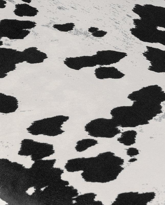 Duhome Cody Cow-Print Velvet Bedroom Bench