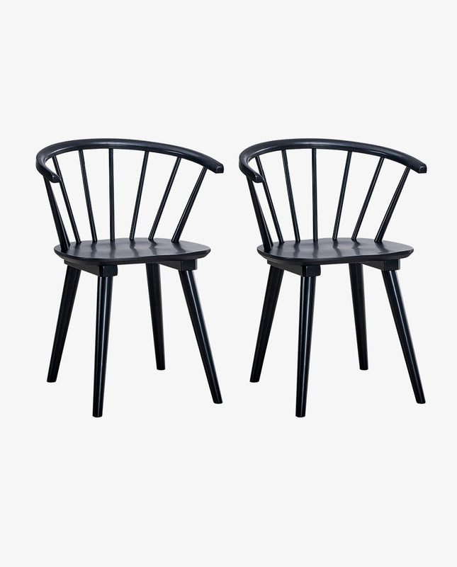 duhome Contemporary Spindle Back Dining Chairs