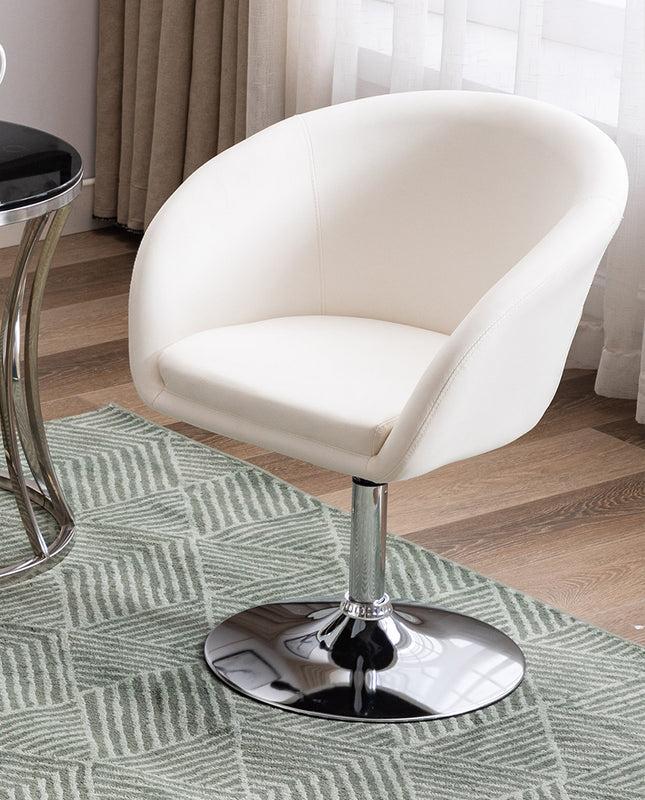 Duhome Costa Mesa PU Leather Barrel Chair