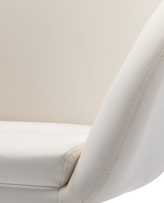 Duhome Costa Mesa PU Leather Barrel Chair