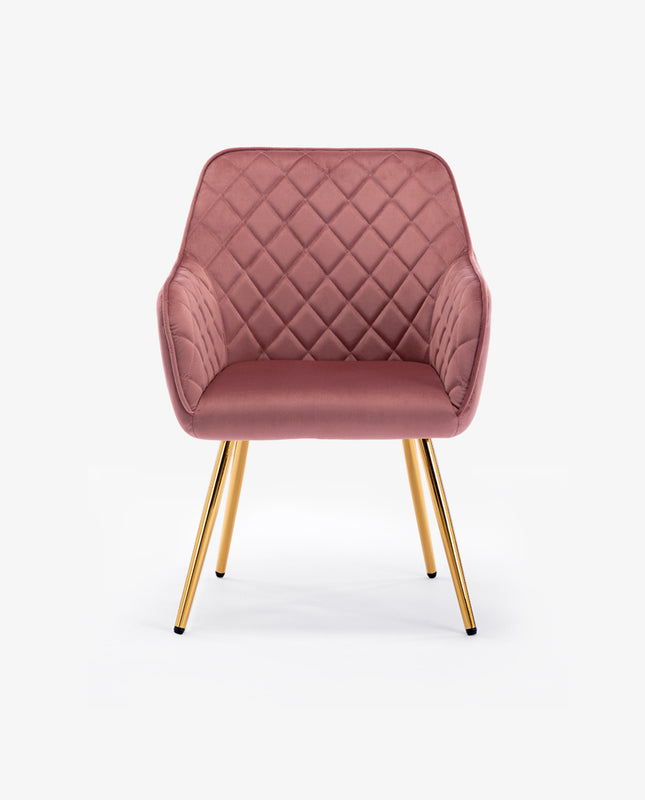 Duhome Denver Rhombus Velvet Accent Chair