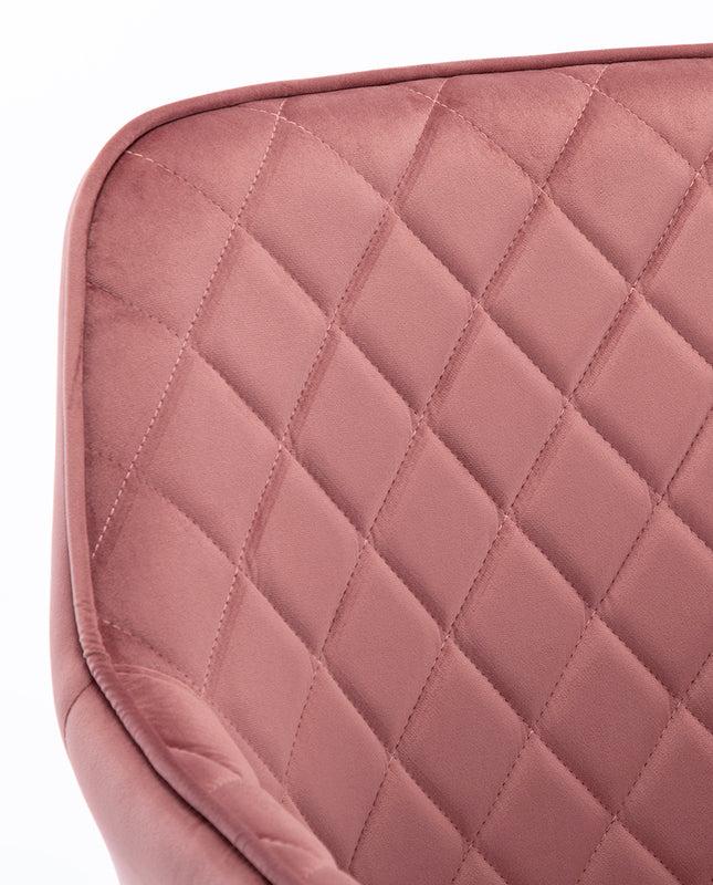 Duhome Denver Rhombus Velvet Accent Chair