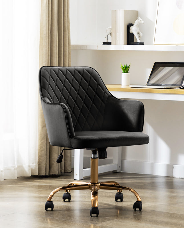 Duhome Eureka Springs Diamond Quilting Desk Chair