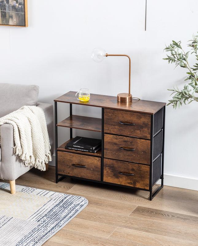 Duhome Glenwood Springs 4-Drawer Combo Dresser