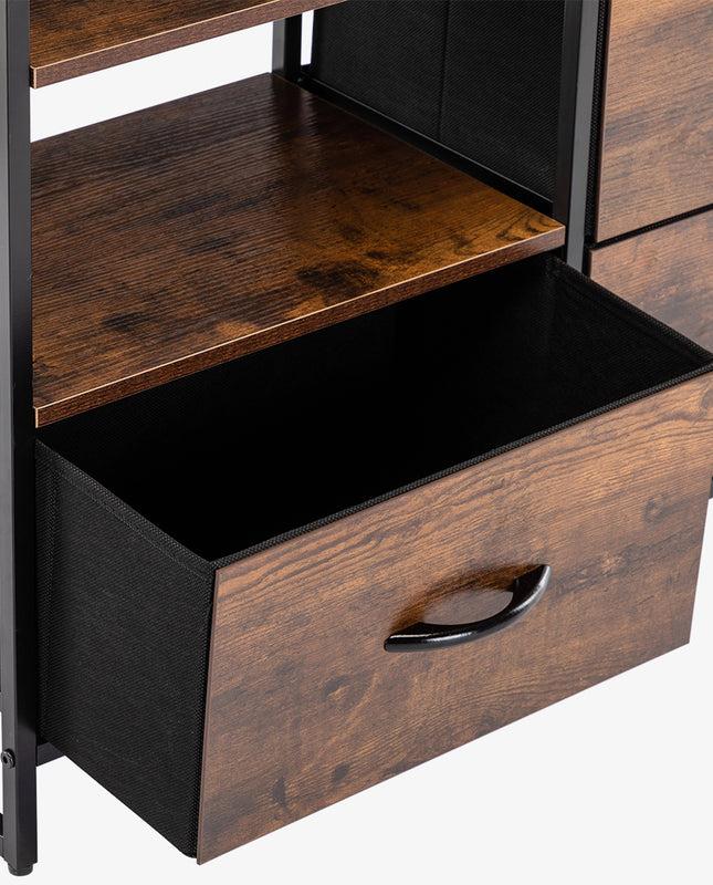 Duhome Glenwood Springs 4-Drawer Combo Dresser