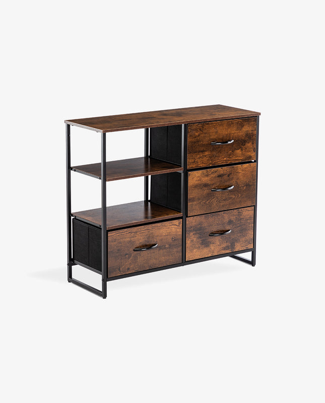 duhome Glenwood Springs 4-Drawer Combo Dresser