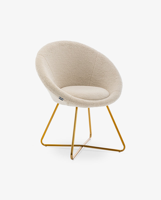 duhome Golden Isles Sherpa Papasan Chair