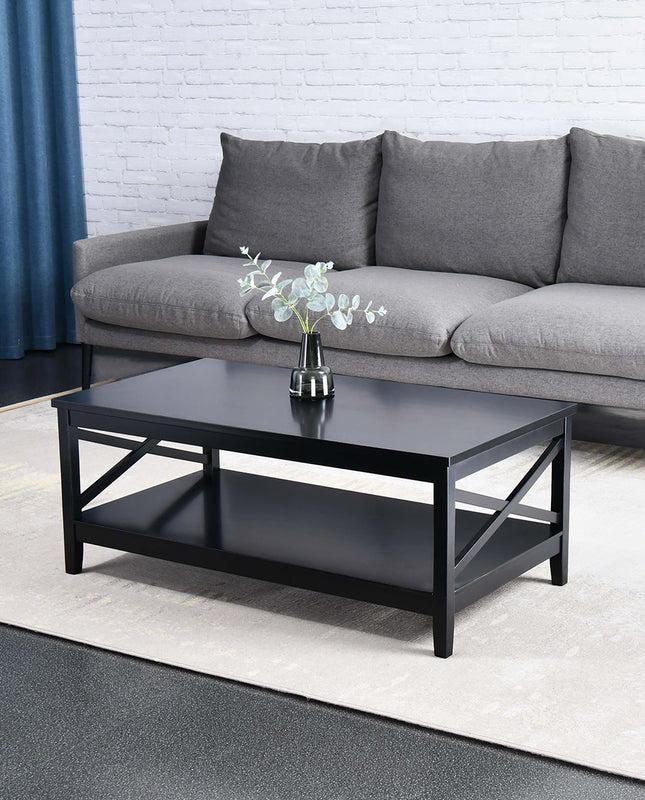 Duhome Houma X-Side Wood Coffee Table