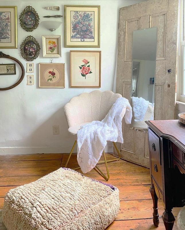 Duhome Kansas City Sherpa Accent Chair