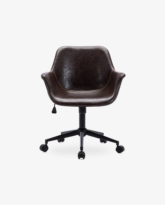 Duhome Lexington Wax-Oiled Leather Task Chair