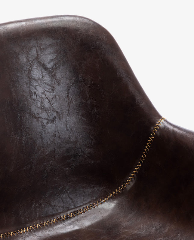 Duhome Lexington Wax-Oiled Leather Task Chair