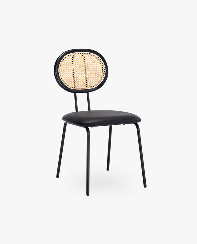 duhome Marquette Cane Back Dining Chairs Set of 2