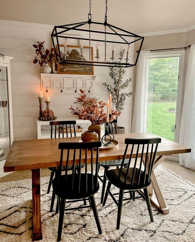 Duhome Memphis Wood Dining Chairs Set Of 2