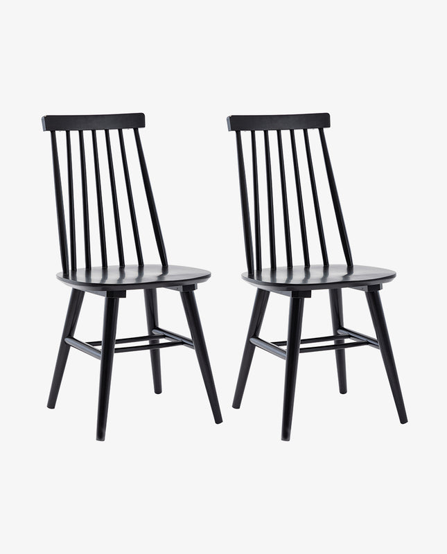 duhome Memphis Wood Dining Chairs Set of 2