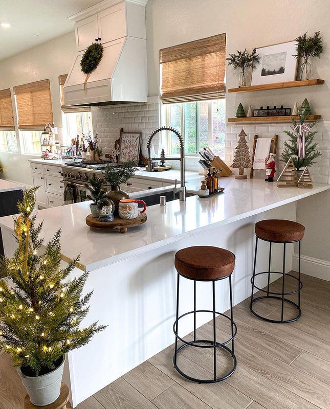 Duhome Milwaukee Round Bar Stools Set Of 2