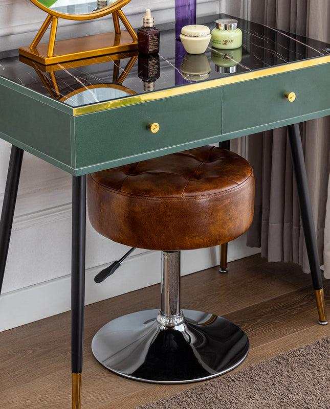 Duhome Moab Button Tufted Vanity Stool