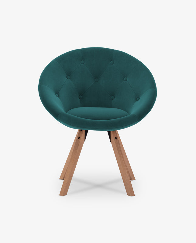 Duhome Mystic Tufted Velvet Papasan Chair