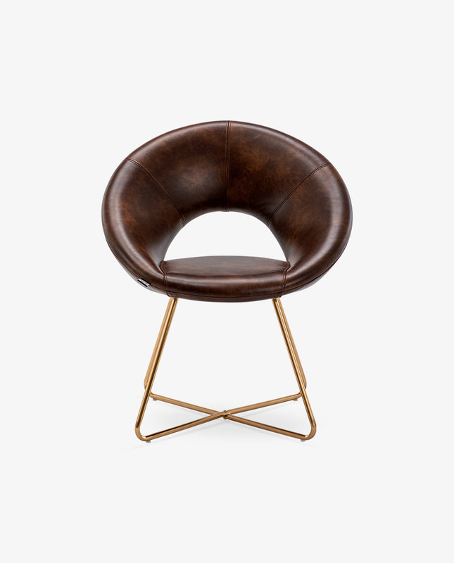 Duhome Natchez Golden Legs Papasan Chair