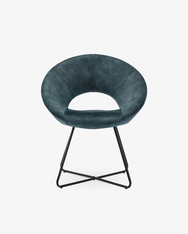 Duhome Philadelphia Thick Velvet Papasan Chair