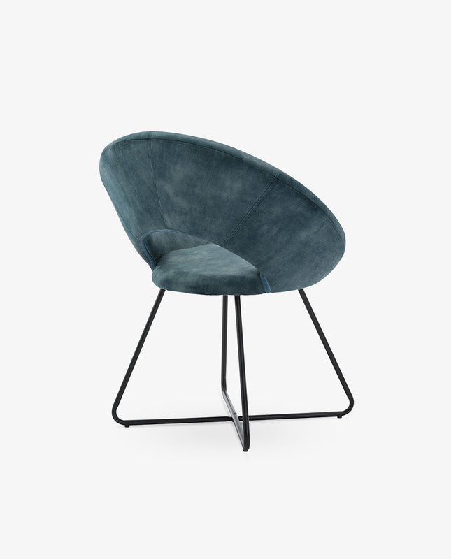 Duhome Philadelphia Thick Velvet Papasan Chair
