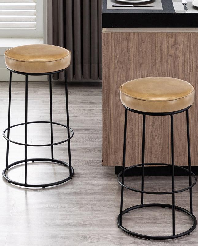 Duhome Phoenix Round Bar Stools Set Of 2