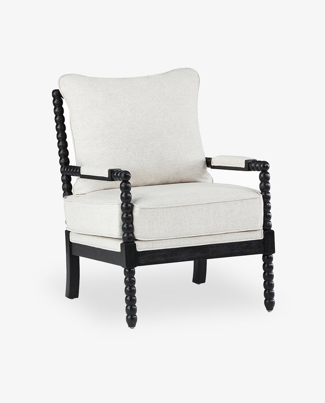 duhome Pinedale Spindle Spool Chenille Armchair