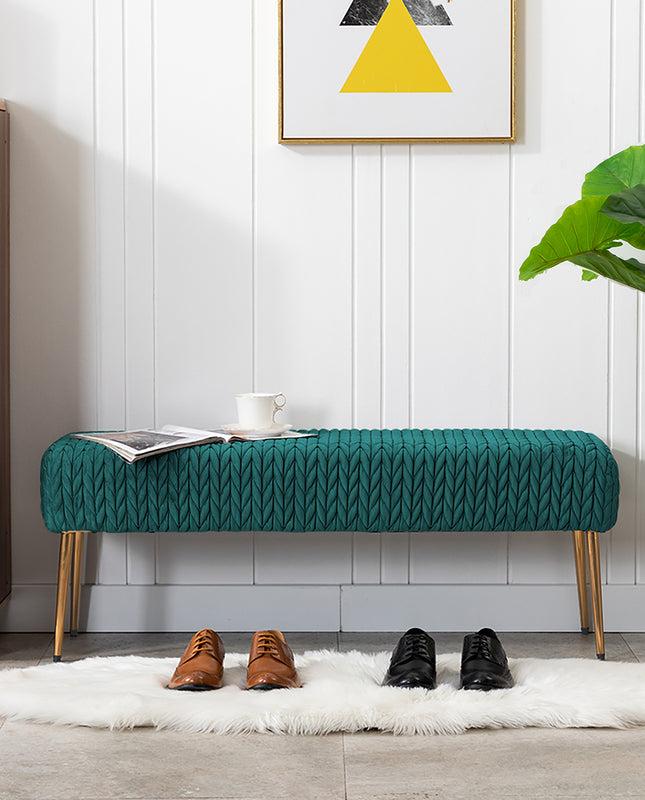 Duhome Pittsburgh Quilting Bedroom Bench