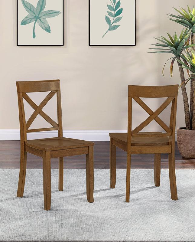 Duhome Pocatello X-Back Dining Chairs Set Of 2