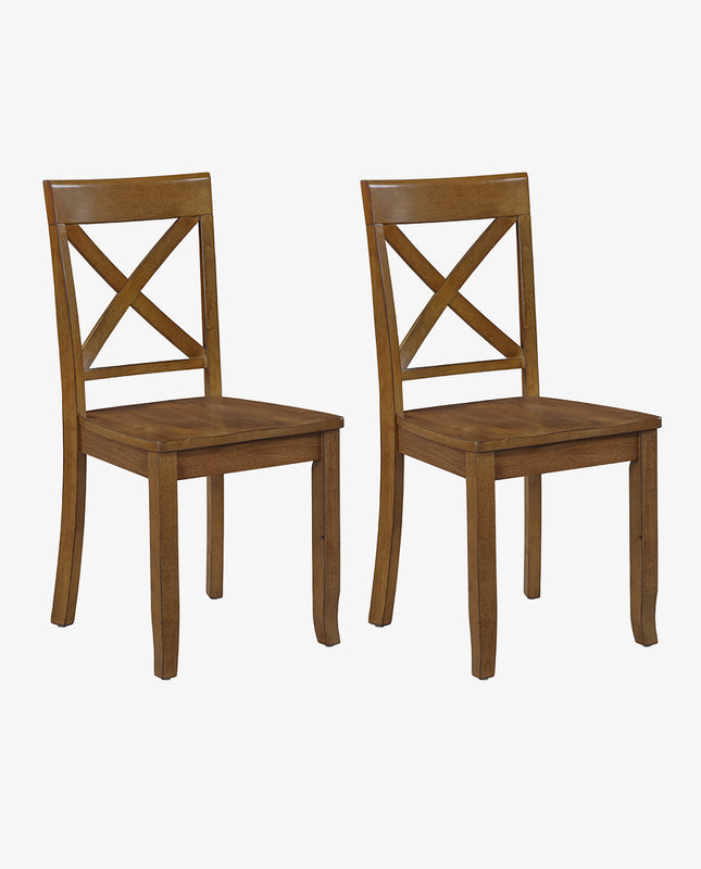 duhome Pocatello X-Back Dining Chairs Set of 2