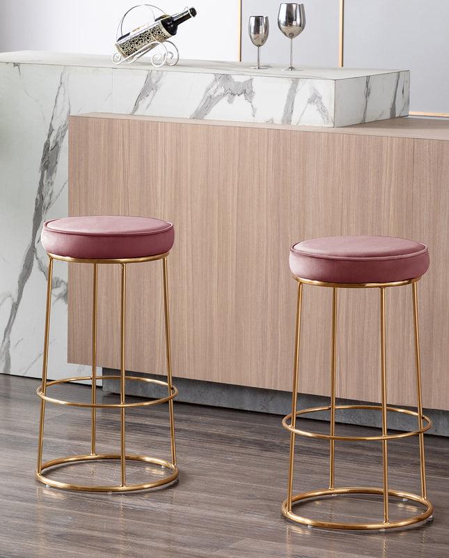 Duhome Reno Round Bar Stools Set Of 2