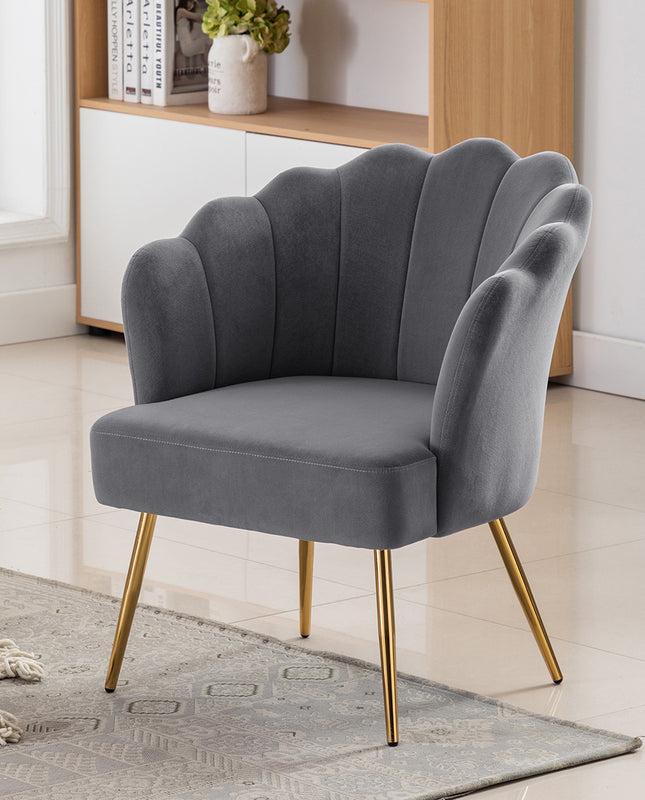 Duhome Sacramento Lotus Velvet Accent Chair