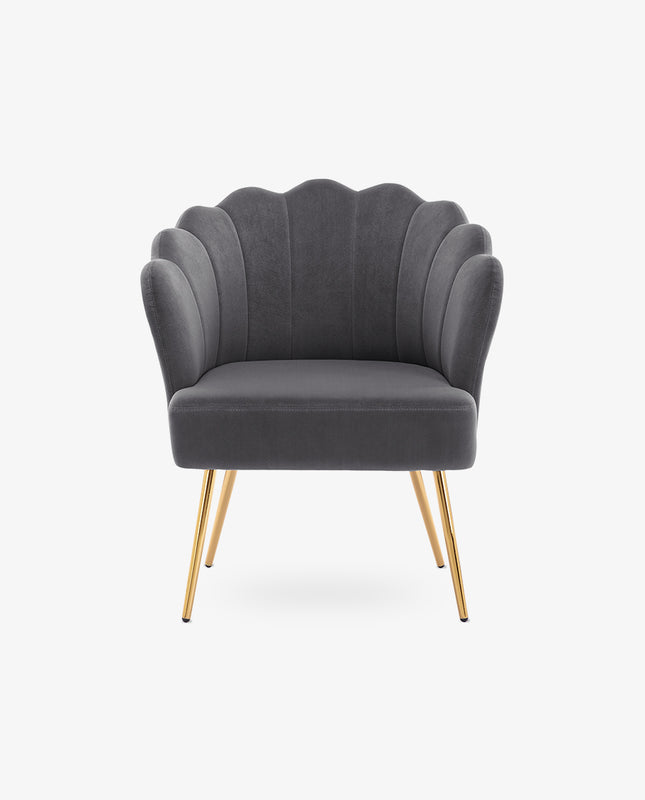 Duhome Sacramento Lotus Velvet Accent Chair