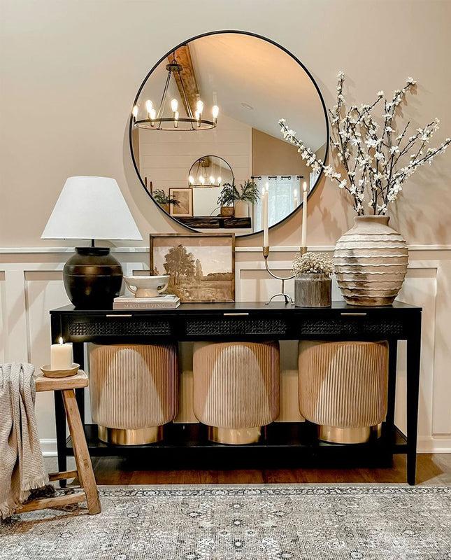 Duhome San Francisco Golden Detailing Ottoman