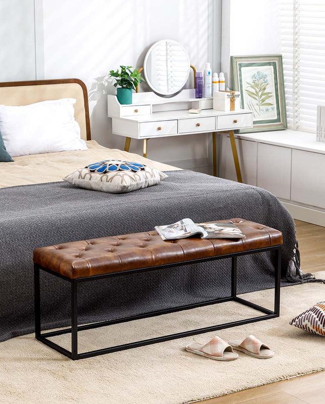 Duhome Scottsdale Tufted Rectangular Base Bench