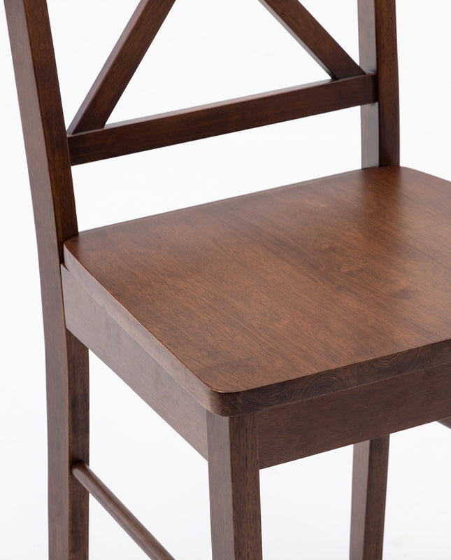 Duhome Spokane Cross-Back Dining Chairs Set Of 2
