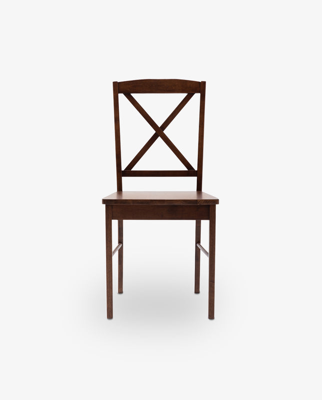 Duhome Spokane Cross-Back Dining Chairs Set Of 2