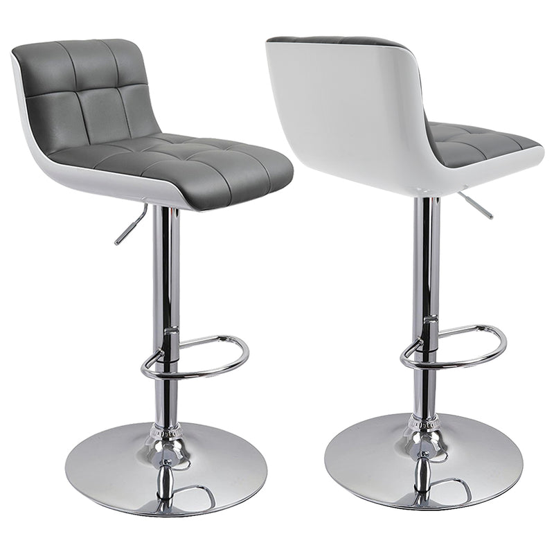 duhome St Croix Tufted Swivel Bar Stools Set of 2