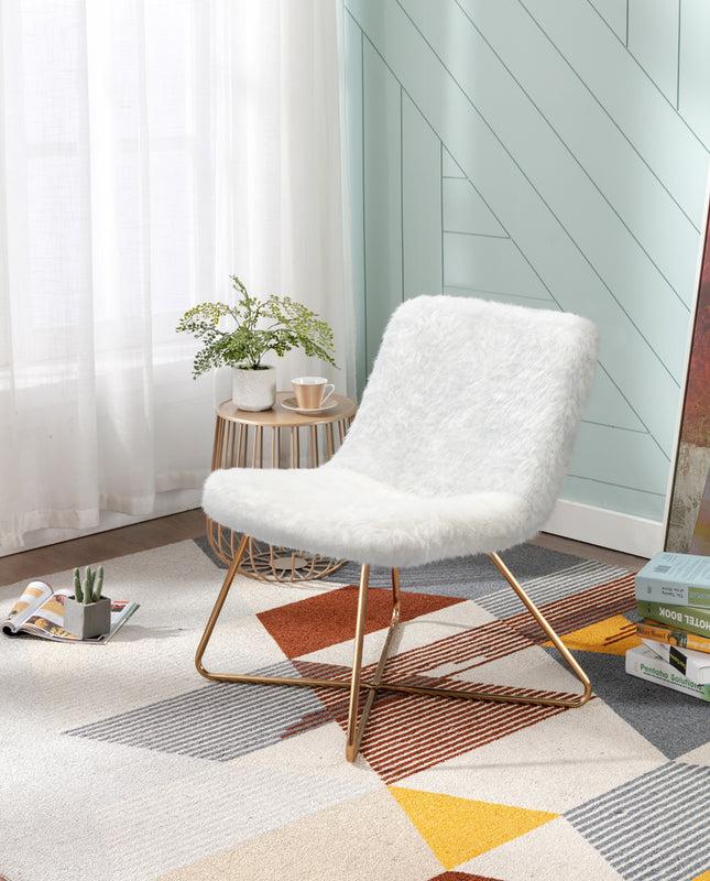 Duhome Tacoma Fuzzy Accent Chair