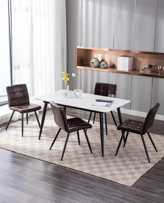 Duhome Tucson Waxy Side Chairs Set Of 4