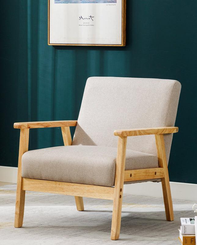 Duhome Tumon Wooden Frame Lounge Accent Chair
