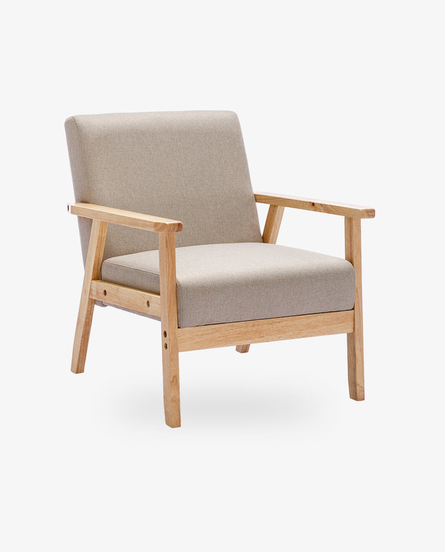 duhome Tumon Wooden Frame Lounge Accent Chair
