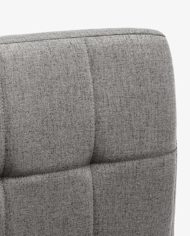 Duhome Kiplin Tufted Swivel Faux Linen Bar Stools Set Of 2