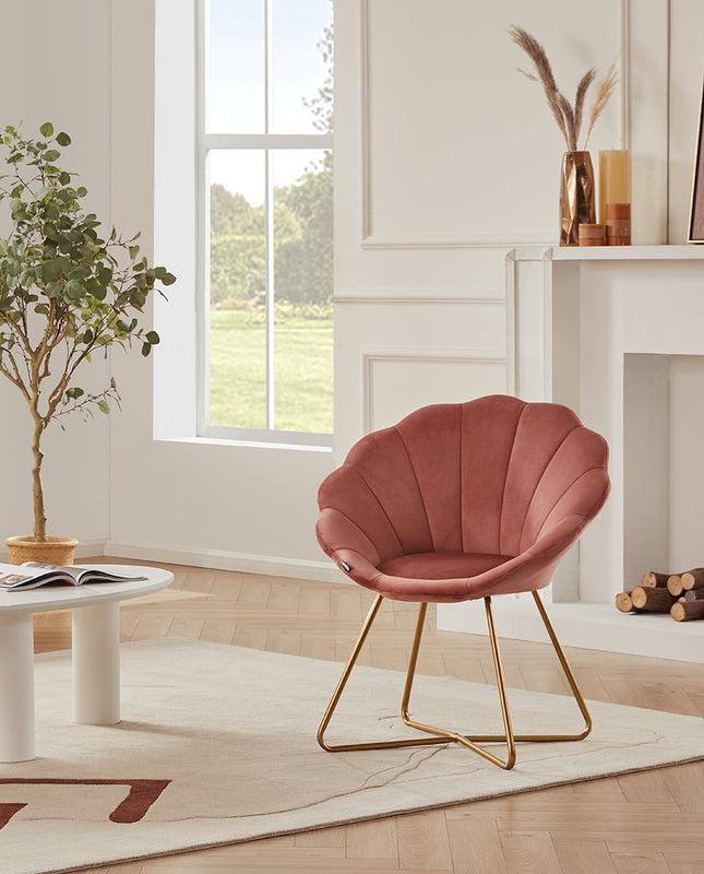 Duhome Monterey Blooming Flower Velvet Papasan Chair