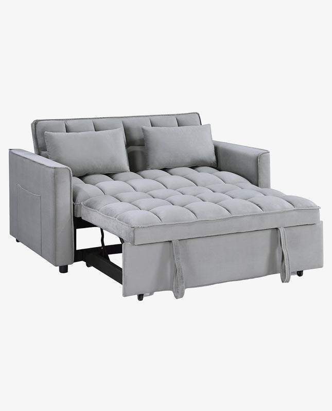 Duhome Natchitoches Pull Out Loveseat Sleeper Sofa Bed
