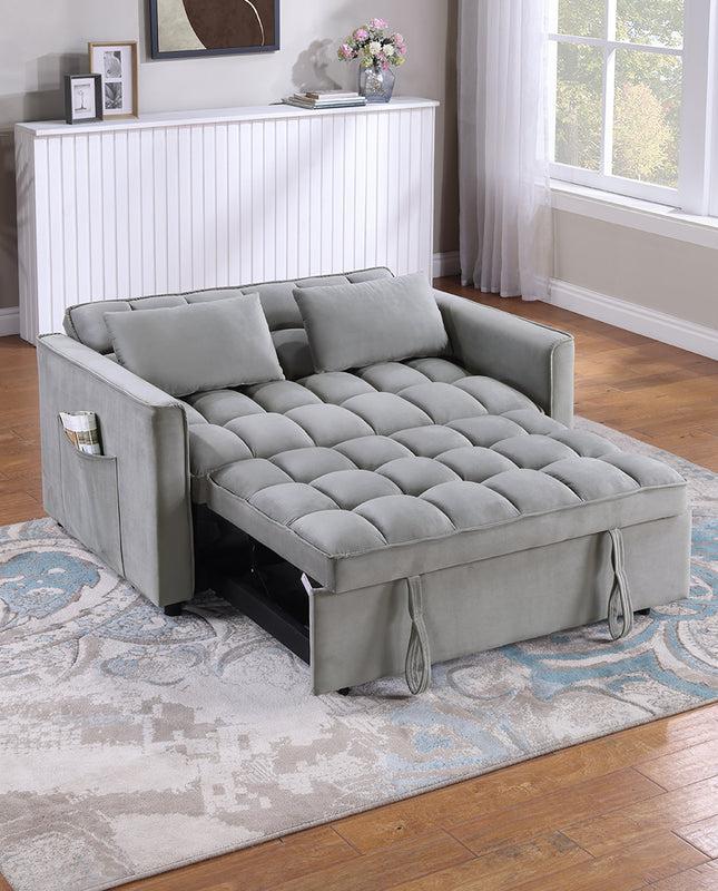 Duhome Natchitoches Pull Out Loveseat Sleeper Sofa Bed