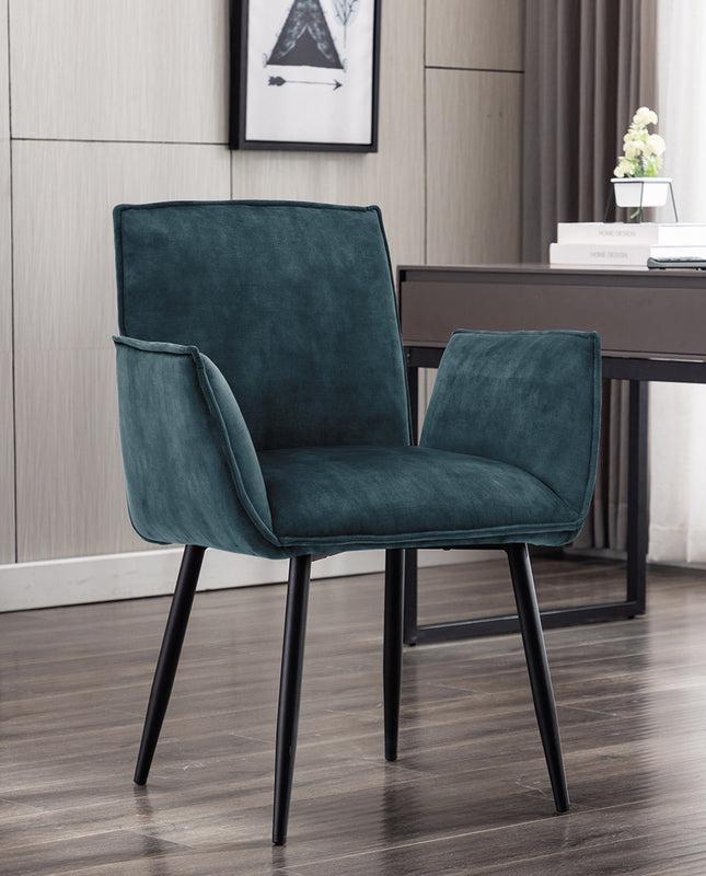 Duhome Omaha Flared Armrest Upholstered Dining Chair