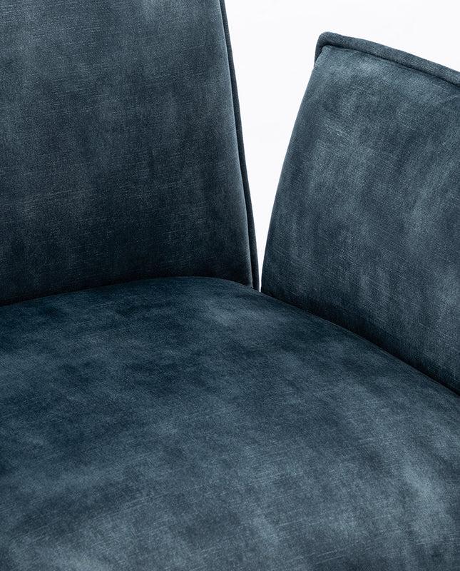 Duhome Omaha Flared Armrest Upholstered Dining Chair