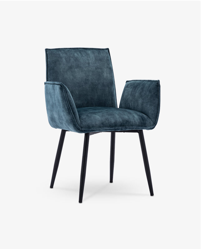 duhome Omaha Flared Armrest Upholstered Dining Chair