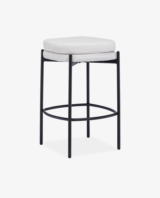 duhome Plano Backless Double-Layered Counter Stools Set of 2