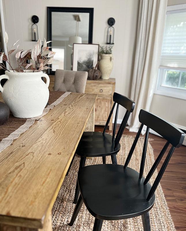 Duhome Townsend Windsor Wooden Dining Chairs Set Of 2